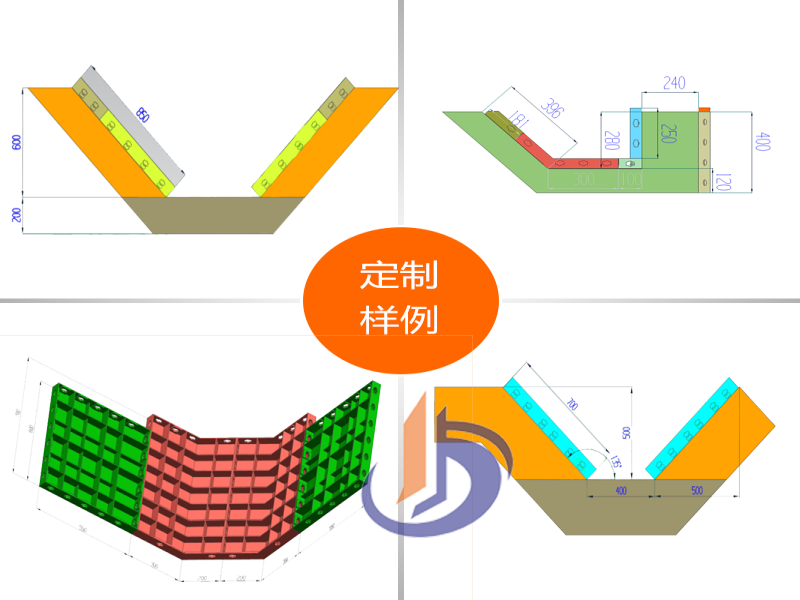 梯形水溝模板、塑鋼模具