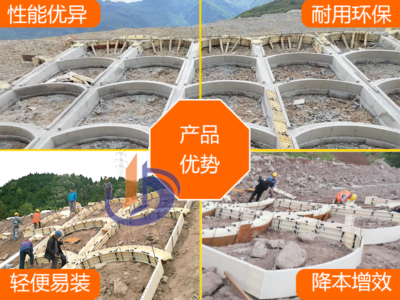 拱形骨架護(hù)坡要如何放線(xiàn)